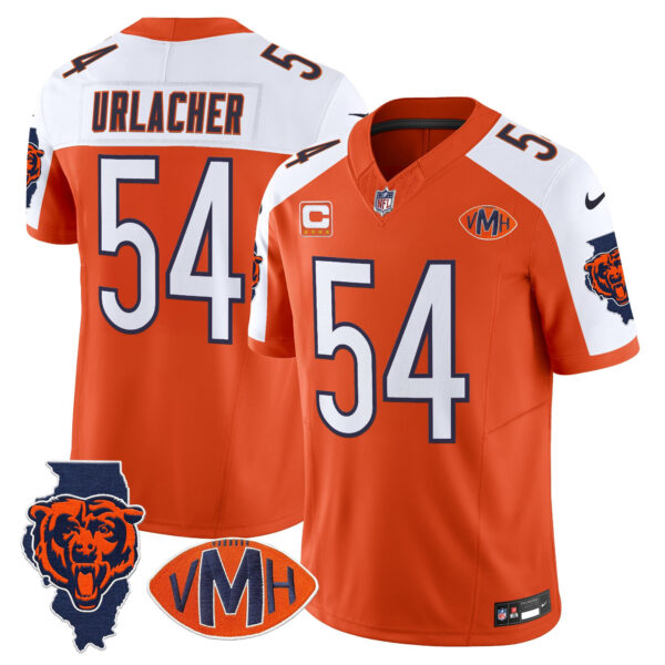 Men's Chicago Bears Virginia McCaskey Memorial Patch Vapor Jersey - All Stitched - Image 29