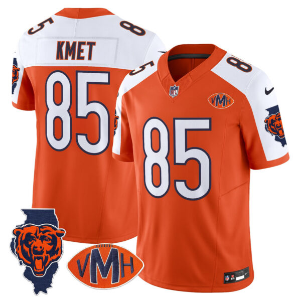 Men's Chicago Bears Virginia McCaskey Memorial Patch Vapor Jersey - All Stitched - Image 32