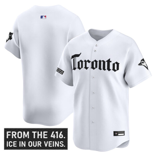 Men's Toronto Blue Jays 'Gothic North Edition' Vapor Premier Limited Jersey - All Stitched - Image 14