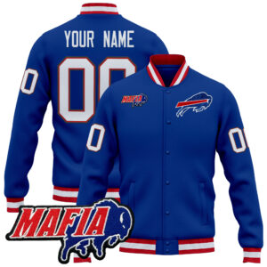 Buffalo Bills 2025 Bills Mafia Patch Premium Custom Jacket - All Stitched