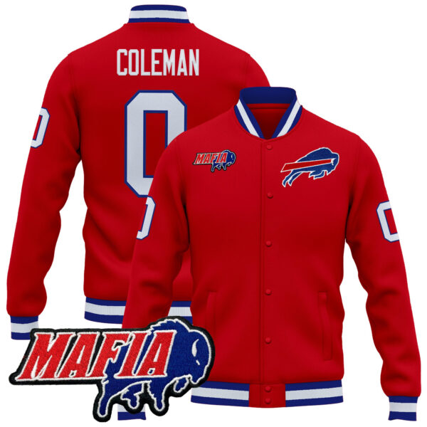 Men's Buffalo Bills 2025 Bills Mafia Patch Premium Jacket - All Stitched - Image 15