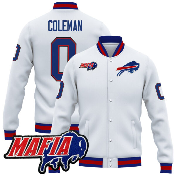 Men's Buffalo Bills 2025 Bills Mafia Patch Premium Jacket - All Stitched - Image 23