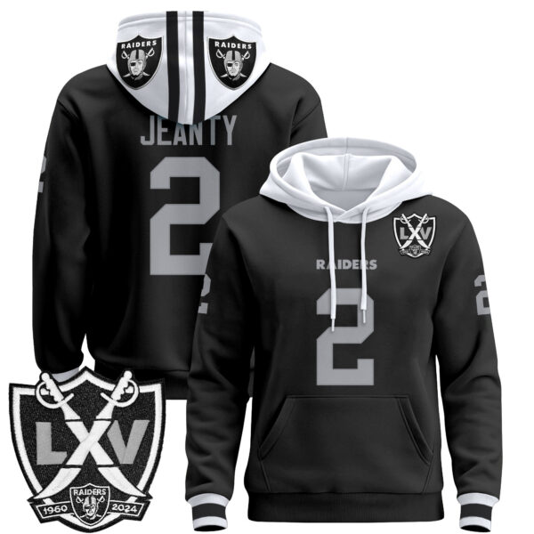 Men's Las Vegas Raiders 2025 Premium Pullover Hoodie - All Stitched - Image 6