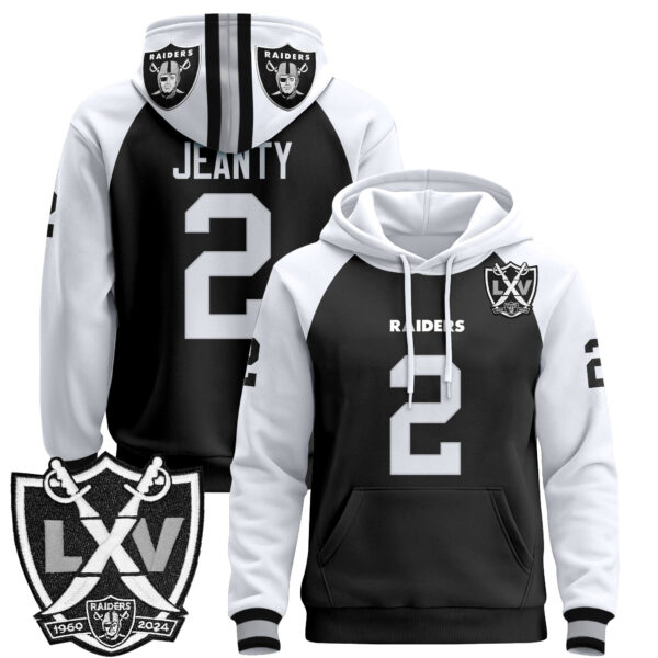 Men's Las Vegas Raiders 2025 Premium Pullover Hoodie - All Stitched