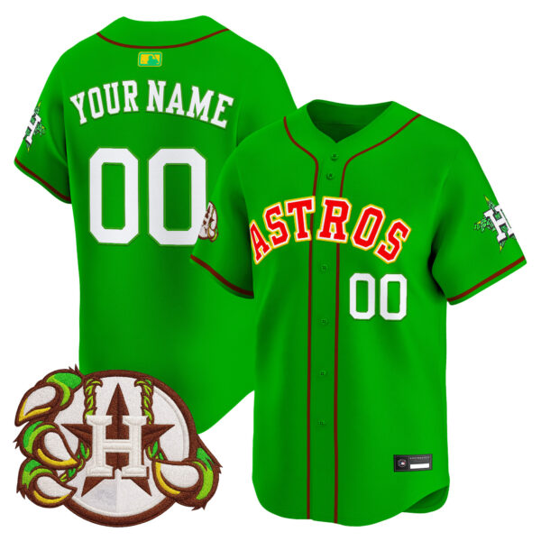 Houston Astros x Hopadillo Karbach Brewing Co. Vapor Premier Limited Custom Jersey - All Stitched - Image 2