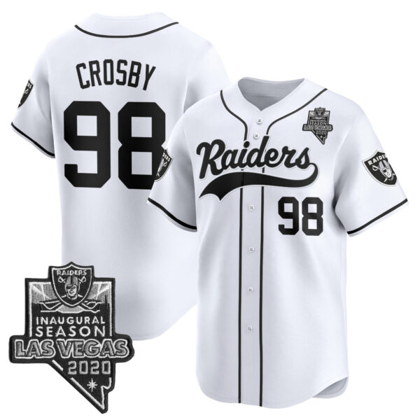 Men's Las Vegas Raiders Vapor Baseball Jersey - All Stitched - Image 10