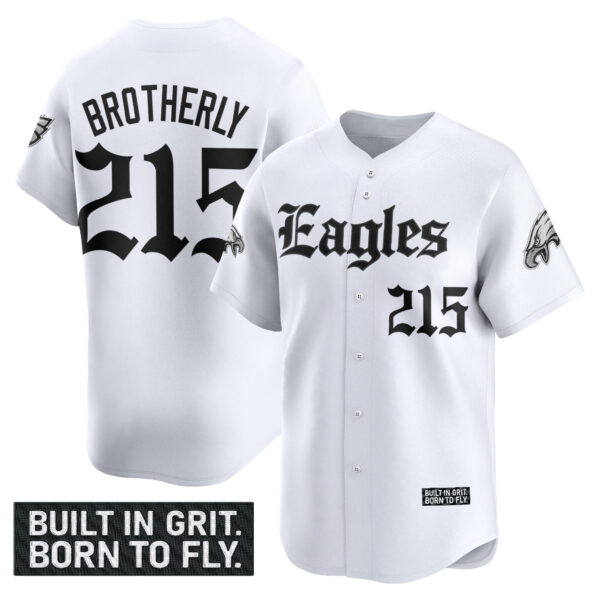 Men's Philadelphia Eagles 'Gothic Philly Edition' Vapor Baseball Jersey - All Stitched - Image 13