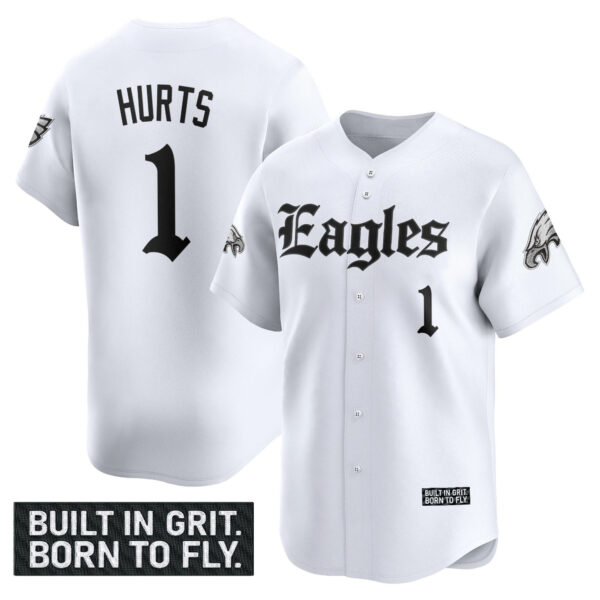 Men's Philadelphia Eagles 'Gothic Philly Edition' Vapor Baseball Jersey - All Stitched - Image 14