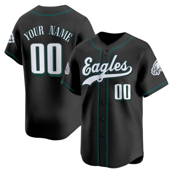 Philadelphia Eagles 2025 Vapor Baseball Custom Jersey - All Stitched - Image 5