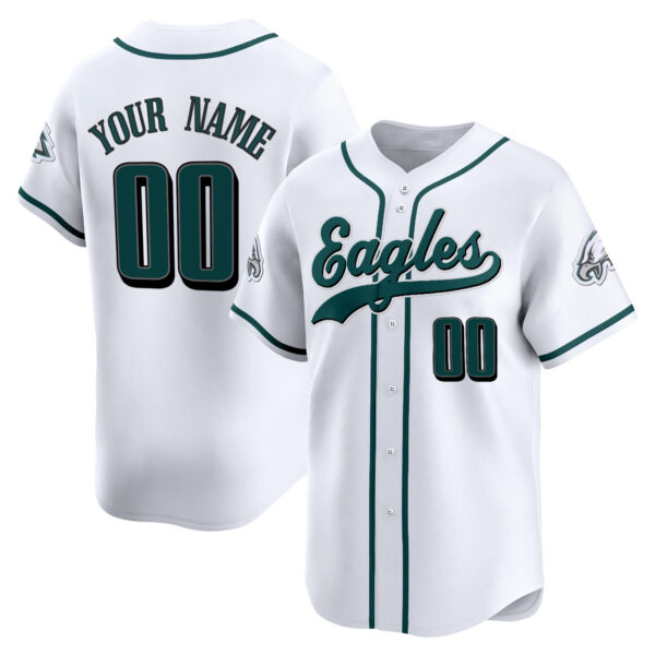 Philadelphia Eagles 2025 Vapor Baseball Custom Jersey - All Stitched - Image 4