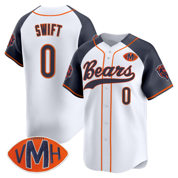 Men's Chicago Bears 2025 Vapor Baseball Jersey - All Stitched - Image 30