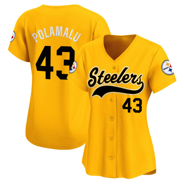 Women's Pittsburgh Steelers 2025 Vapor Baseball Jersey - All Stitched - Image 6