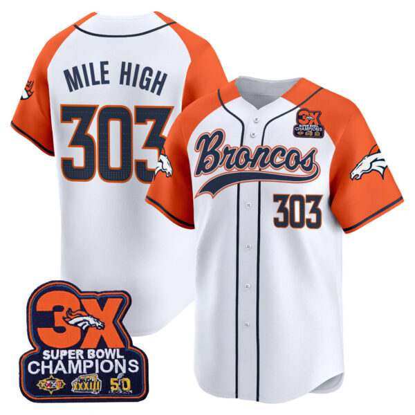 Men's Denver Broncos 2025 Vapor Baseball Jersey - All Stitched - Image 26