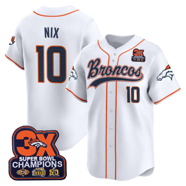 Men's Denver Broncos 2025 Vapor Baseball Jersey - All Stitched - Image 11