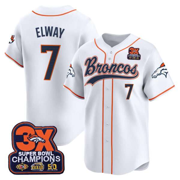 Men's Denver Broncos 2025 Vapor Baseball Jersey - All Stitched - Image 9