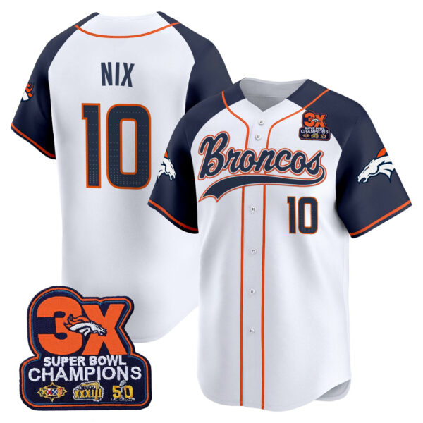 Men's Denver Broncos 2025 Vapor Baseball Jersey - All Stitched - Image 35