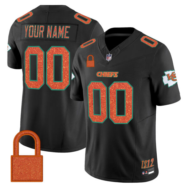 Kansas City Chiefs 'Taylor Swift - TS12 - The Life of a Showgirl' Vapor Limited Custom Jersey - All Stitched - Image 3