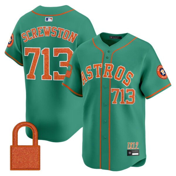 Men's Houston Astros 'Taylor Swift - TS12 - The Life of a Showgirl' Vapor Premier Limited Jersey - All Stitched - Image 18