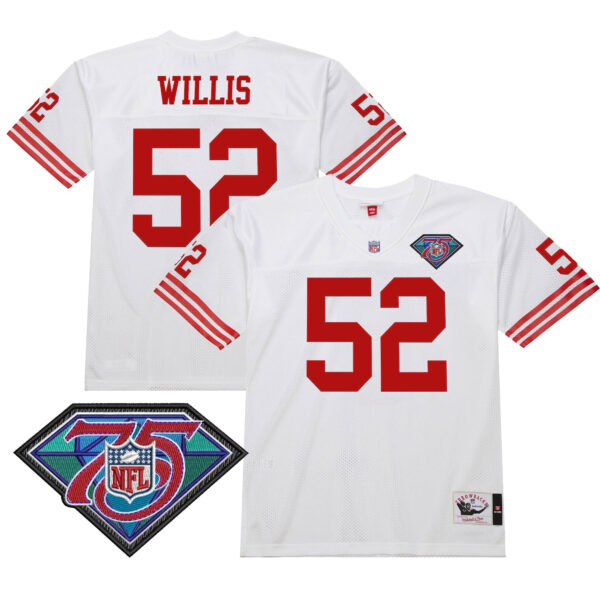 Men's San Francisco 49ers Throwback Player Jersey - All Stitched - Image 6