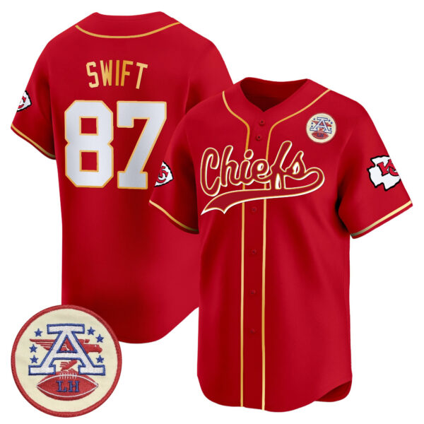 Men's Kansas City Chiefs 2025 Vapor Baseball Jersey - All Stitched - Image 4