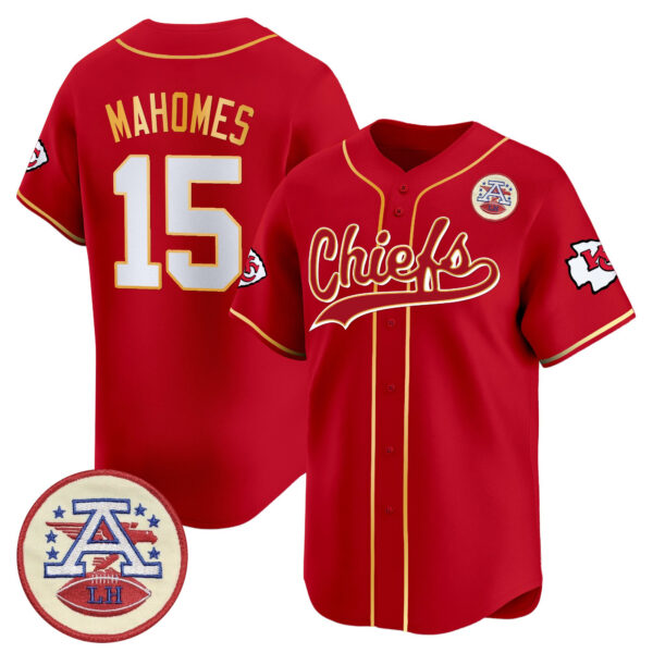 Men's Kansas City Chiefs 2025 Vapor Baseball Jersey - All Stitched - Image 2