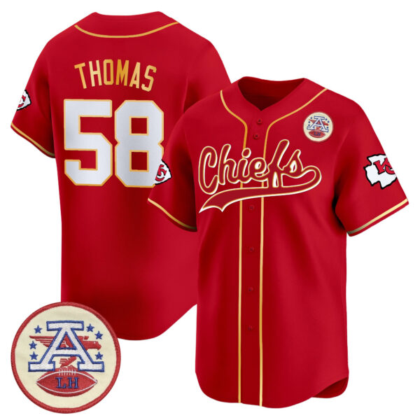 Men's Kansas City Chiefs 2025 Vapor Baseball Jersey - All Stitched - Image 5