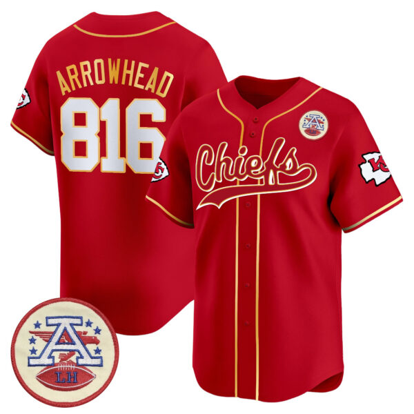 Men's Kansas City Chiefs 2025 Vapor Baseball Jersey - All Stitched - Image 3