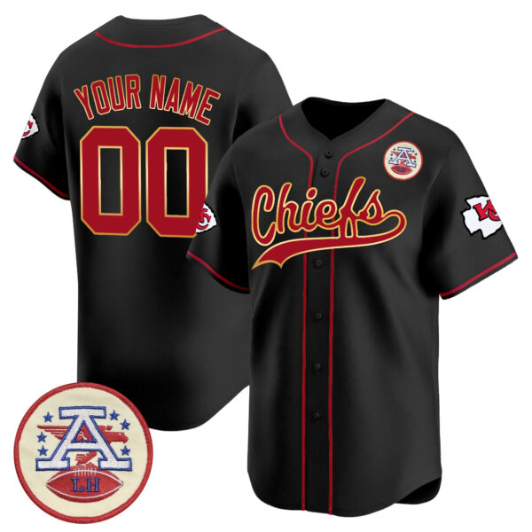 Kansas City Chiefs 2025 Vapor Baseball Custom Jersey - All Stitched - Image 3