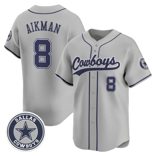 Men's Dallas Cowboys Vapor Baseball Jersey - All Stitched - Image 5
