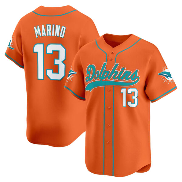 Men's Miami Dolphins 2025 Vapor Baseball Jersey - All Stitched - Image 35