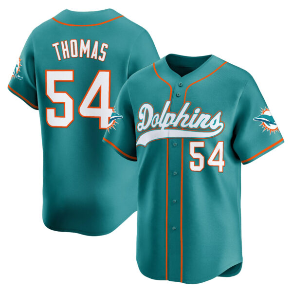 Men's Miami Dolphins 2025 Vapor Baseball Jersey - All Stitched - Image 7