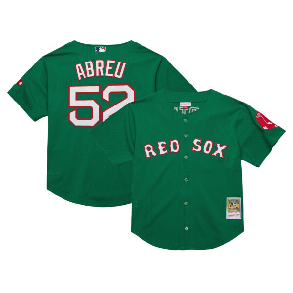 Men's Boston Red Sox Throwback Jersey - Cooperstown Collection - All Stitched - Image 23