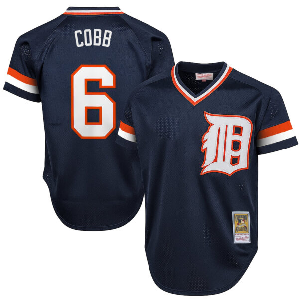 Men's Detroit Tigers Throwback Jersey - Cooperstown Collection - All Stitched - Image 14