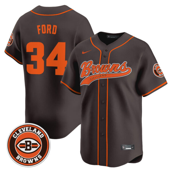 Men's Cleveland Browns 2025 Vapor Premier Limited Jersey - All Stitched - Image 8