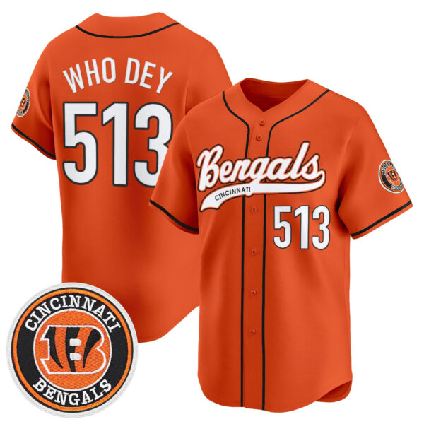 Men's Cincinnati Bengals 2025 Vapor Limited Baseball Jersey - All Stitched - Image 23