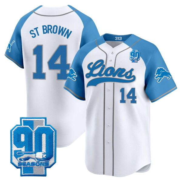 Men's Detroit Lions 2025 Vapor Baseball Jersey - All Stitched - Image 14