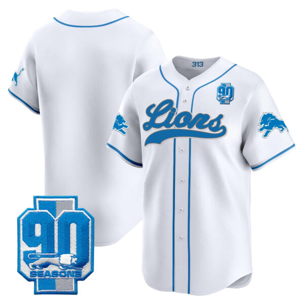 Men's Detroit Lions 2025 Vapor Baseball Jersey - All Stitched - Image 40