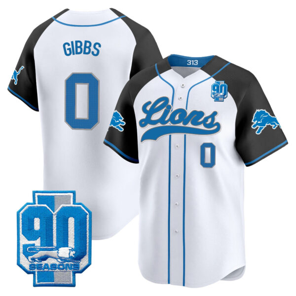 Men's Detroit Lions 2025 Vapor Baseball Jersey - All Stitched - Image 8