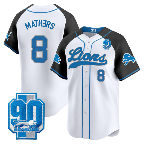 Men's Detroit Lions 2025 Vapor Baseball Jersey - All Stitched - Image 9