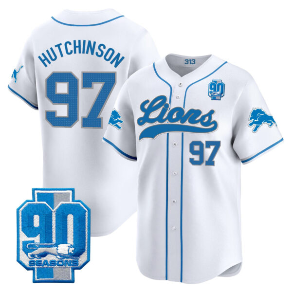 Men's Detroit Lions 2025 Vapor Baseball Jersey - All Stitched - Image 32