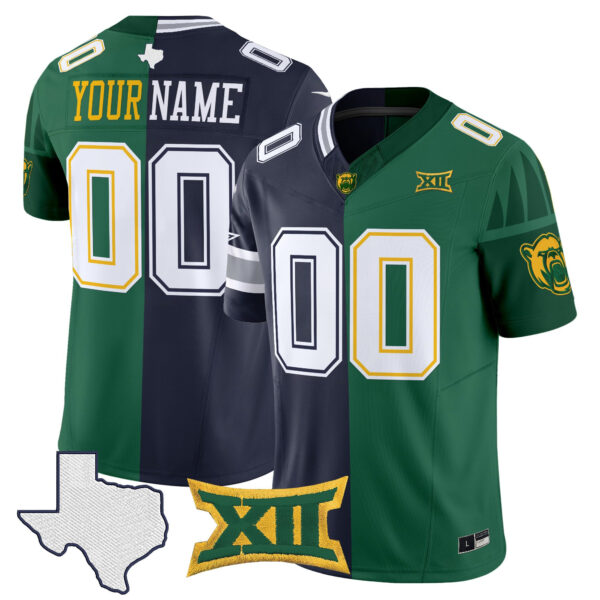Dallas Cowboys x College Football' Split Vapor Limited Custom Jersey - All Stitched - Image 3