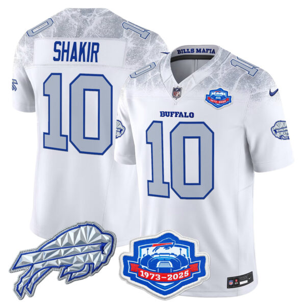 Men's Buffalo Bills 2025 "Rivalries" Vapor Limited Jersey - Farewell Season Patch - All Stitched - Image 7