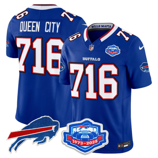 Men's Buffalo Bills 2025 "Rivalries" Vapor Limited Jersey - Farewell Season Patch - All Stitched - Image 9