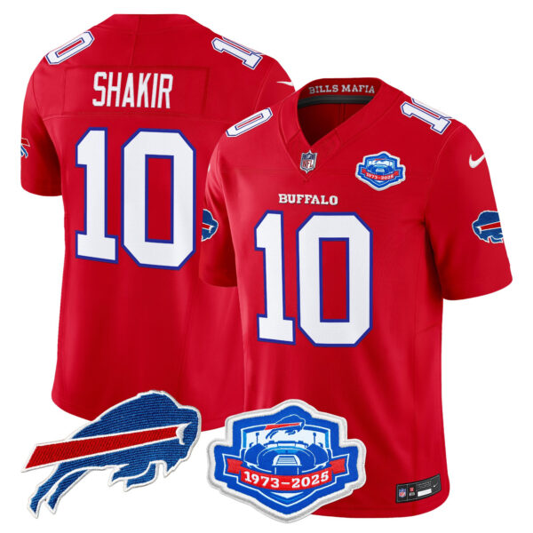 Men's Buffalo Bills 2025 "Rivalries" Vapor Limited Jersey - Farewell Season Patch - All Stitched - Image 21
