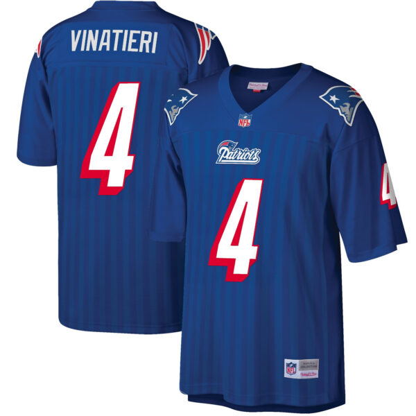 Men's New England Patriots Throwback Player Jersey - All Stitched - Image 30
