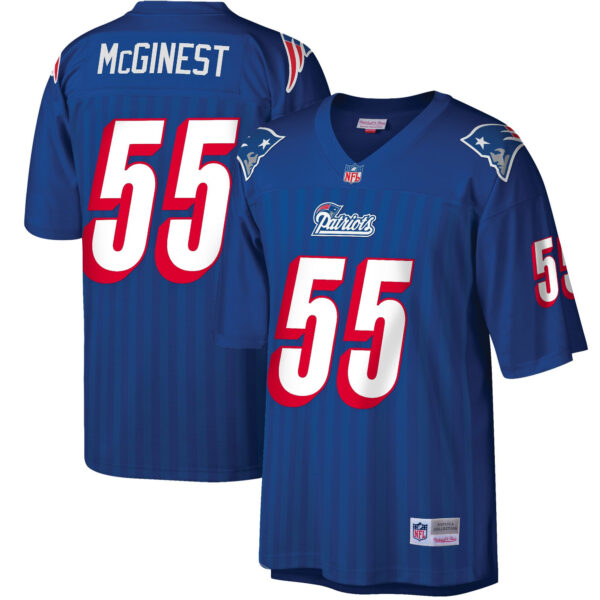 Men's New England Patriots Throwback Player Jersey - All Stitched - Image 29