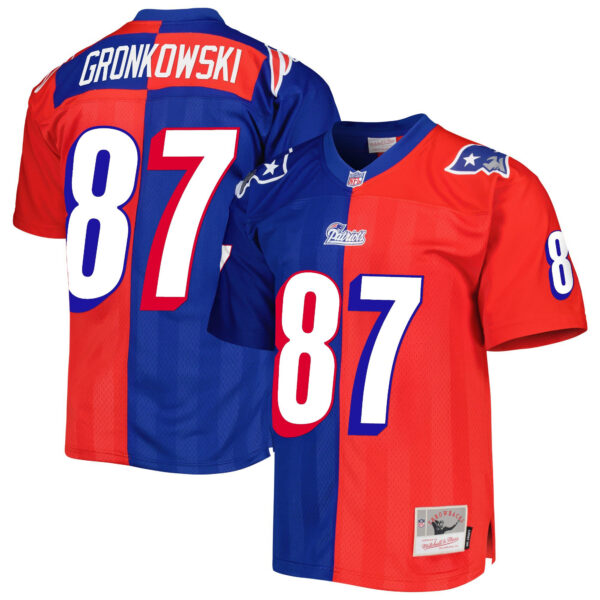 Men's New England Patriots Throwback Player Jersey - All Stitched - Image 32
