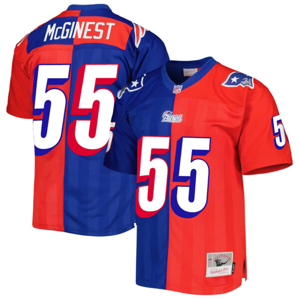 Men's New England Patriots Throwback Player Jersey - All Stitched - Image 39