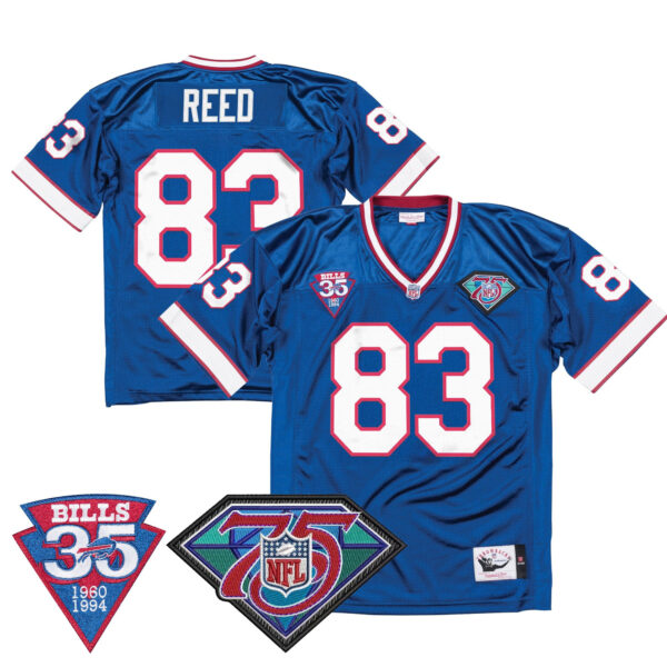 Men's Buffalo Bills Throwback Player Jersey - All Stitched - Image 4