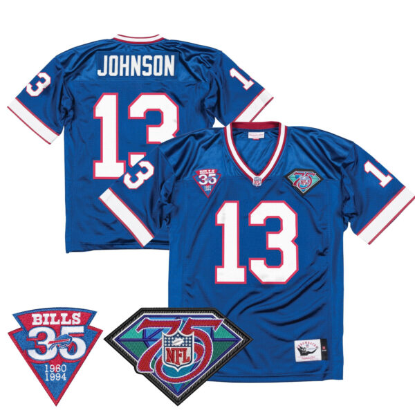 Men's Buffalo Bills Throwback Player Jersey - All Stitched - Image 6